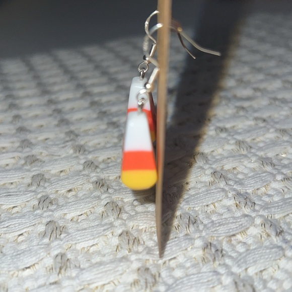 Candy Corn Halloween Earrings- Bundle Item 2/$8! - Picture 3 of 4